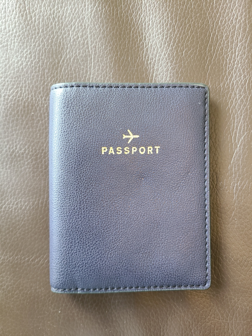 Fossil Leather Passport Wallet